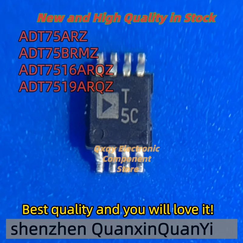 1pcs new ADT75ARZ ADT75A ADT75BRMZ T5C ADT7516ARQZ 7516A ADT7519ARQZ 7519A