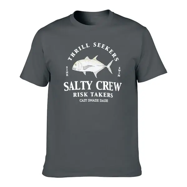 Men\'s T-shirt Salty GT Standard Black crew neck