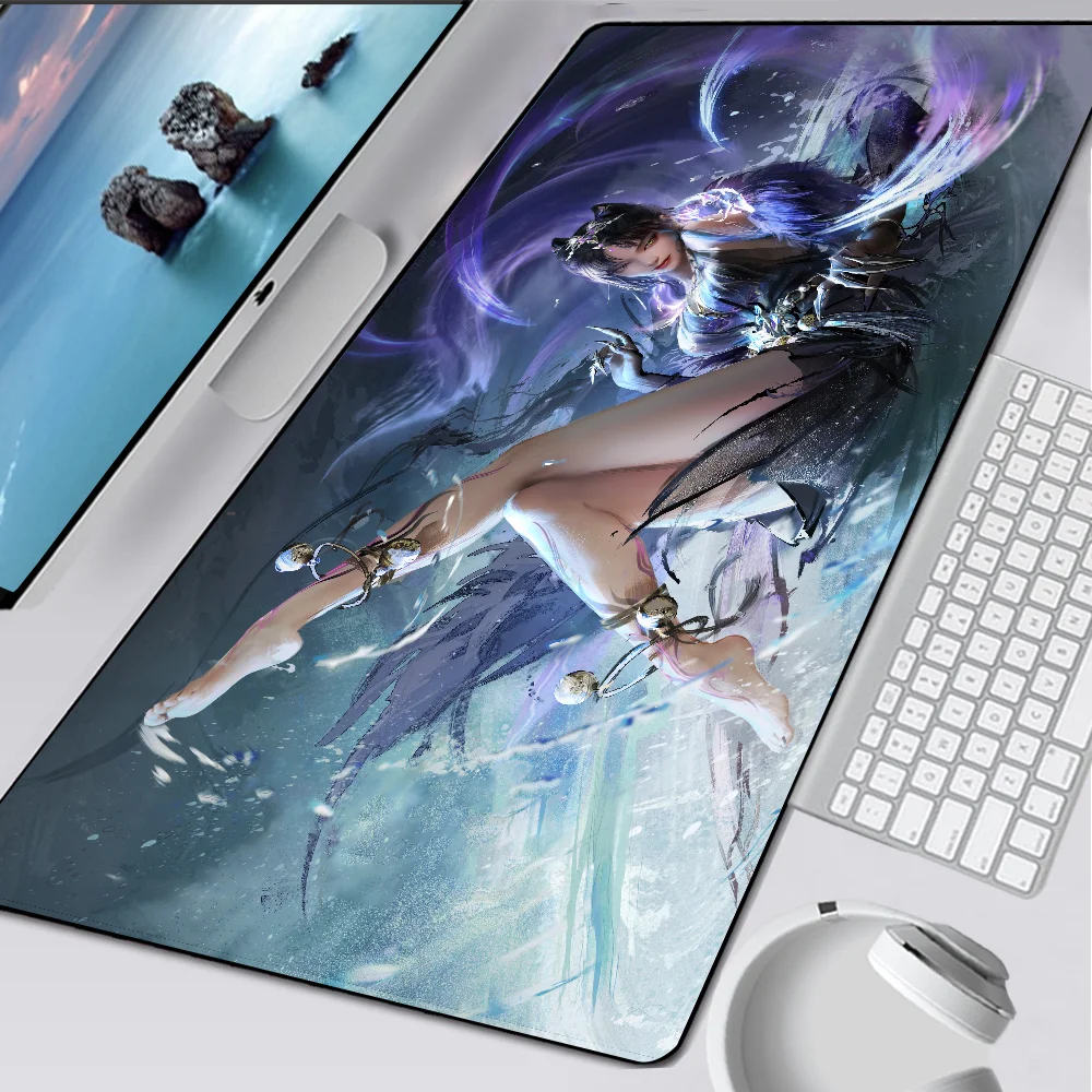 Naraka Bladepoint Large Gaming Mouse Pad Computer Mousepad PC Gamer Mouse Mat Laptop Mausepad Mouse Carpet Keyboard Mat Desk Pad
