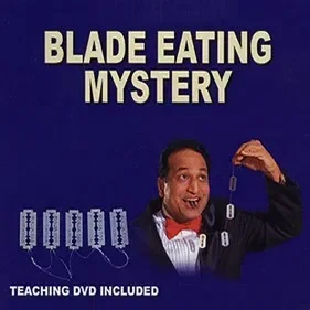 Blade Eating Mystery Deluxe (Gimmicks) Magic Tricks Fooling Magcia Magician Stage Street Illusion Prop Mentalism trucos de magia