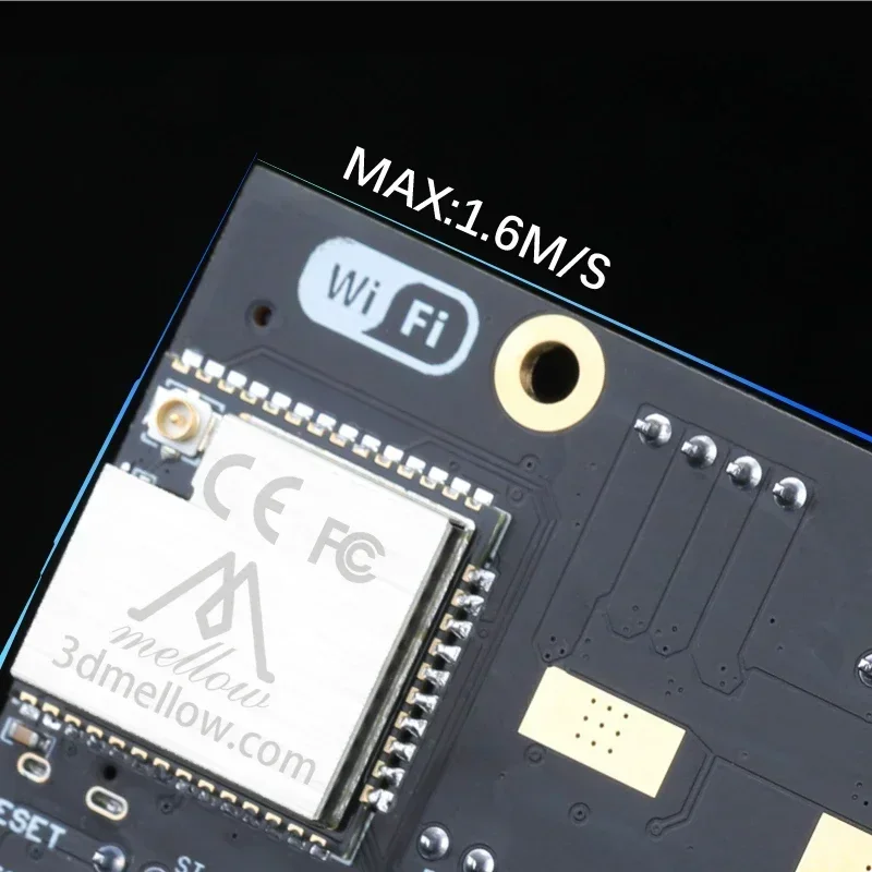 Nouveau! Gloomy FLY RRF E3 PRO V3.0 Wifi 1.6 M/S 32 bits carte de commande TMC2209 pièces d'imprimante 3D mise à niveau Ender 3/5 Duet 2