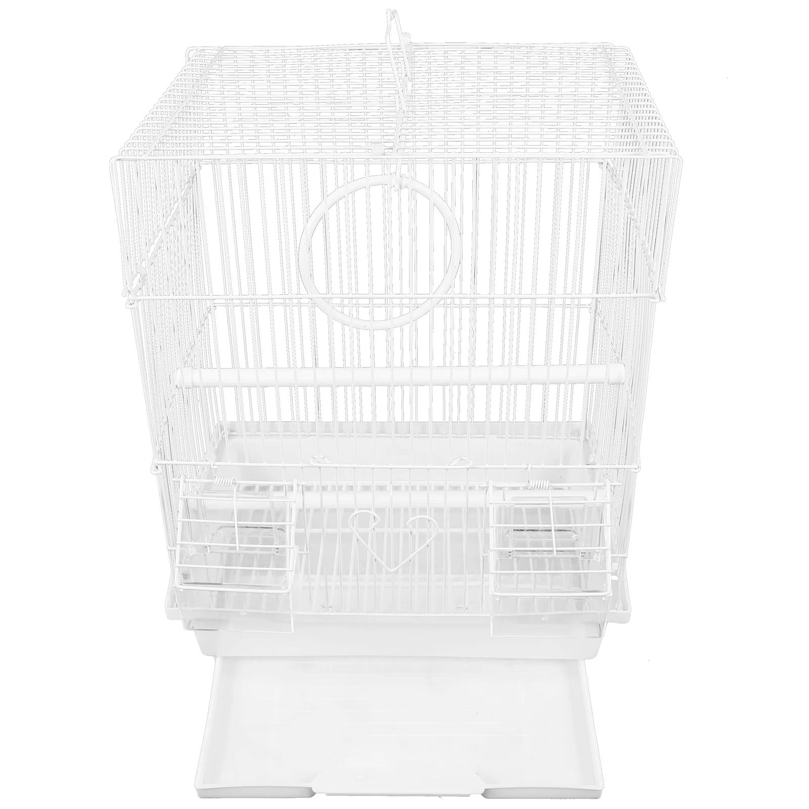 Birdcage Pet Wire Parrot Decorate Outing Small Travel Iron Carrier Cages for Birds Cockatiel