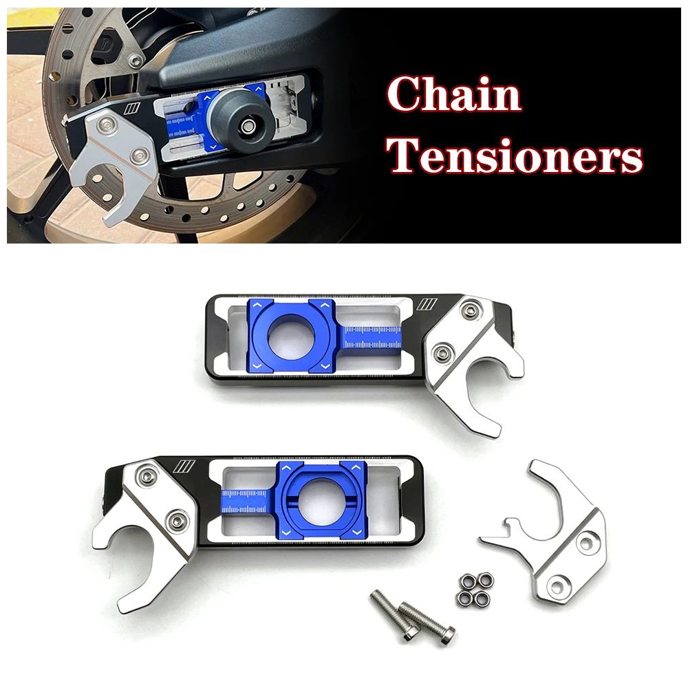 

CNC Aluminum Rear Wheel Axle Blocks Chain Adjusters Tensioners for BMW M1000R S1000R S1000XR S1000RR Motorcycle Accessories
