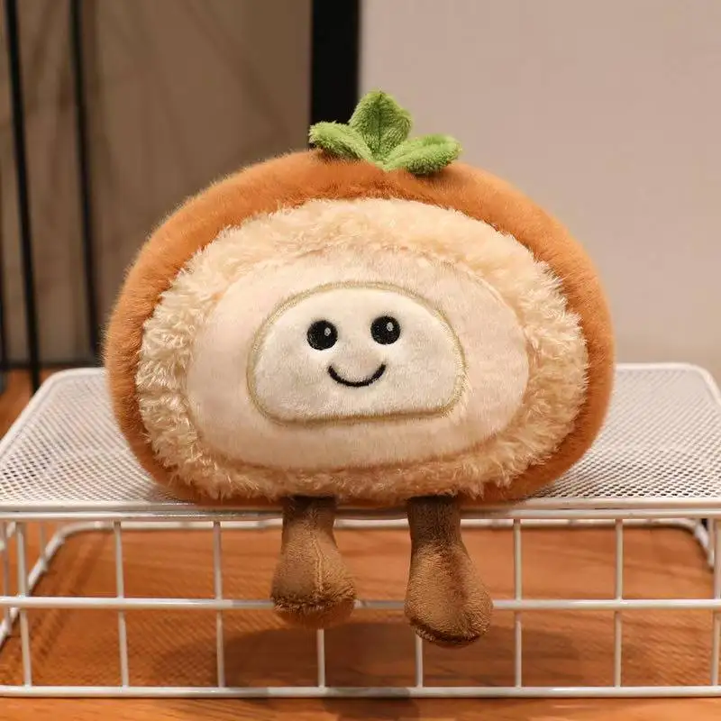 Latest Swiss Roll Cake Doll Kawaii Stuffed Plush Toy Handmade Doll Cartoon Anime Cute Children's Birthday Gift Fun Doll