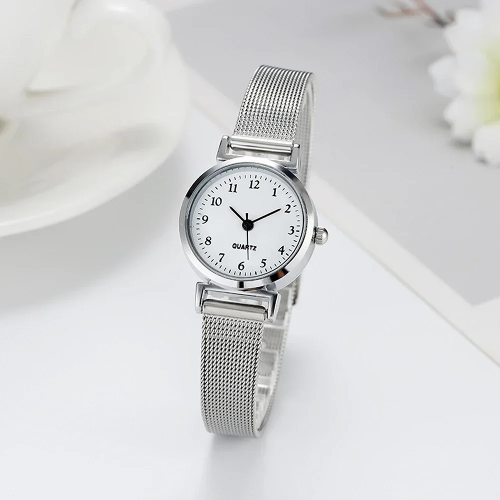 1PC Women Fashion Watch Casual Bracelet Watches Ladies Simple Dial Quartz Wristwatches Dress Clock Valentine's Day Gift