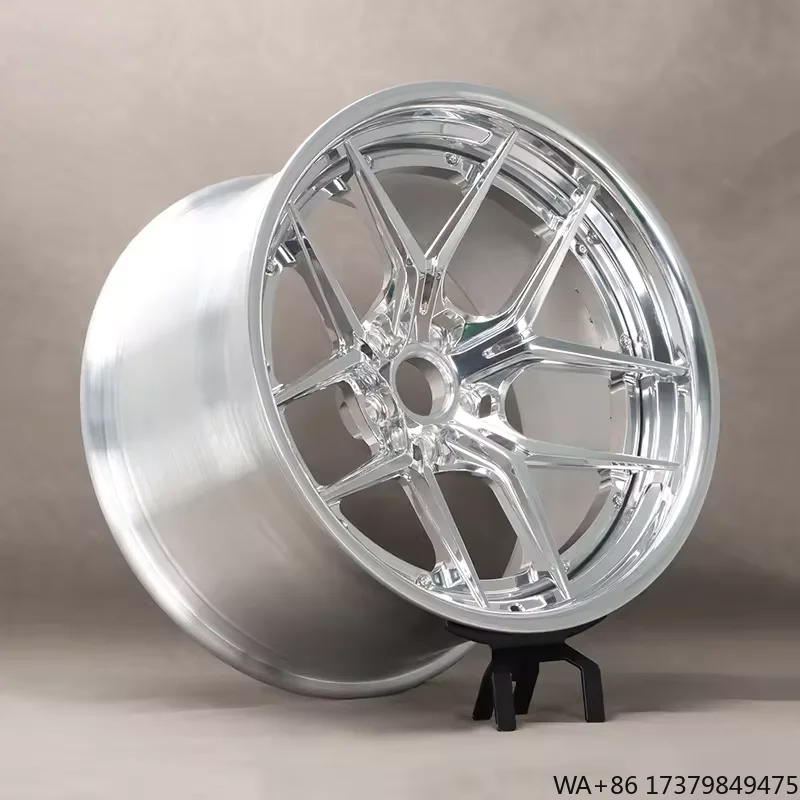 

Customized Concave Deep Dish High Quality Chrome Gold 2 Pieces 21 Wheels Two Piece Bronze Forged Luxury for bmw F90 M5