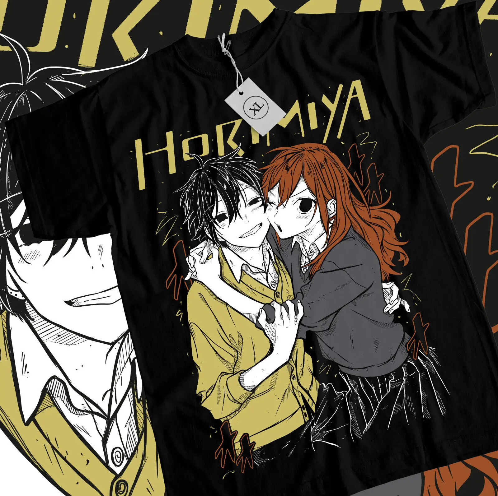 

Hori-san to Miyamura-kun T-shirt Kawaii Japanese Anime Horimiya Shirt All Size