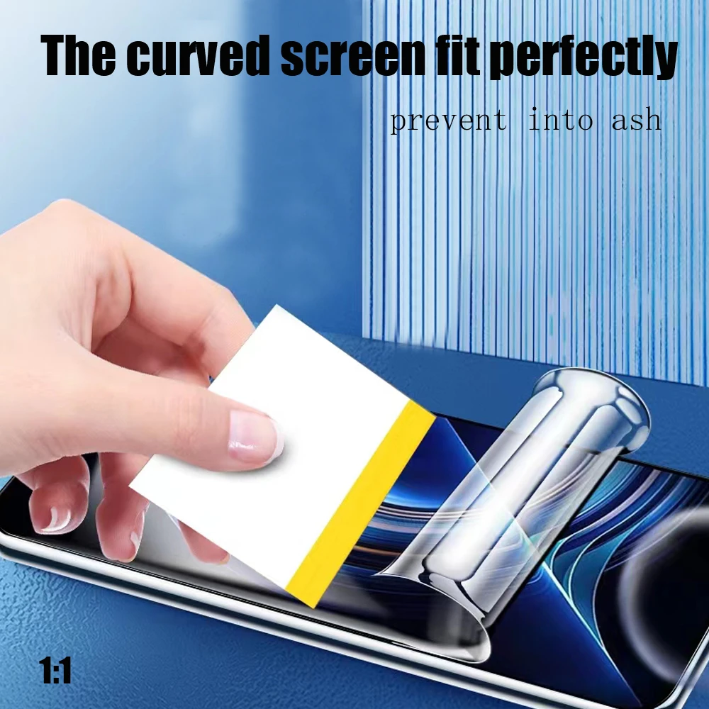 3/2/1Pcs screen protector For Redmi k30s k30i k30 Ultra k40s k40 pro plus full cover hydrogel film protective k50 Gaming k50i 9D image 4
