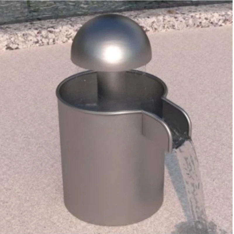 

Mushroom press Children's water press Outdoor stainless steel play equipment Kindergarten sand pool playing water