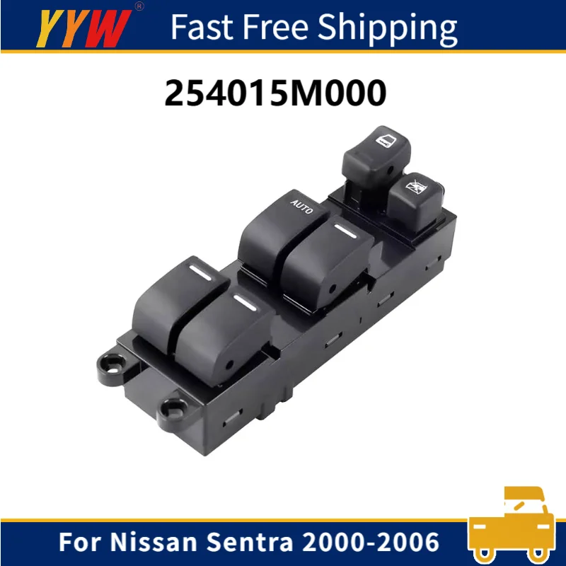 

25401-5M000 Power Window Master Control Switch For Nissan Sentra 2000-2006 Driver Window Control Button Car Accessories