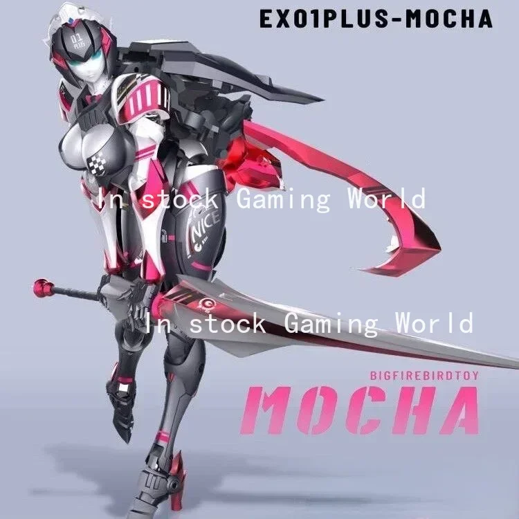 In Stock BIGFIREBIRD BUILD MOCHA MOKA EX-01 PLUS Transforms Into An ARCEE Alloy Sports Car and Transforms Into A Robot view 2