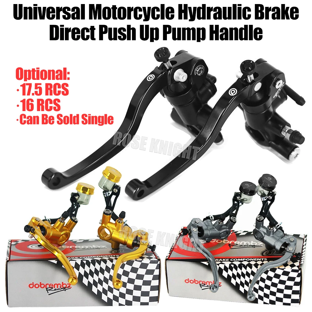 

17.5 RCS Universal Motorcycle Hydraulic Clutch Brake Handle Direct Push Up Pump For Motobike Clutch Brake Modified Accessories