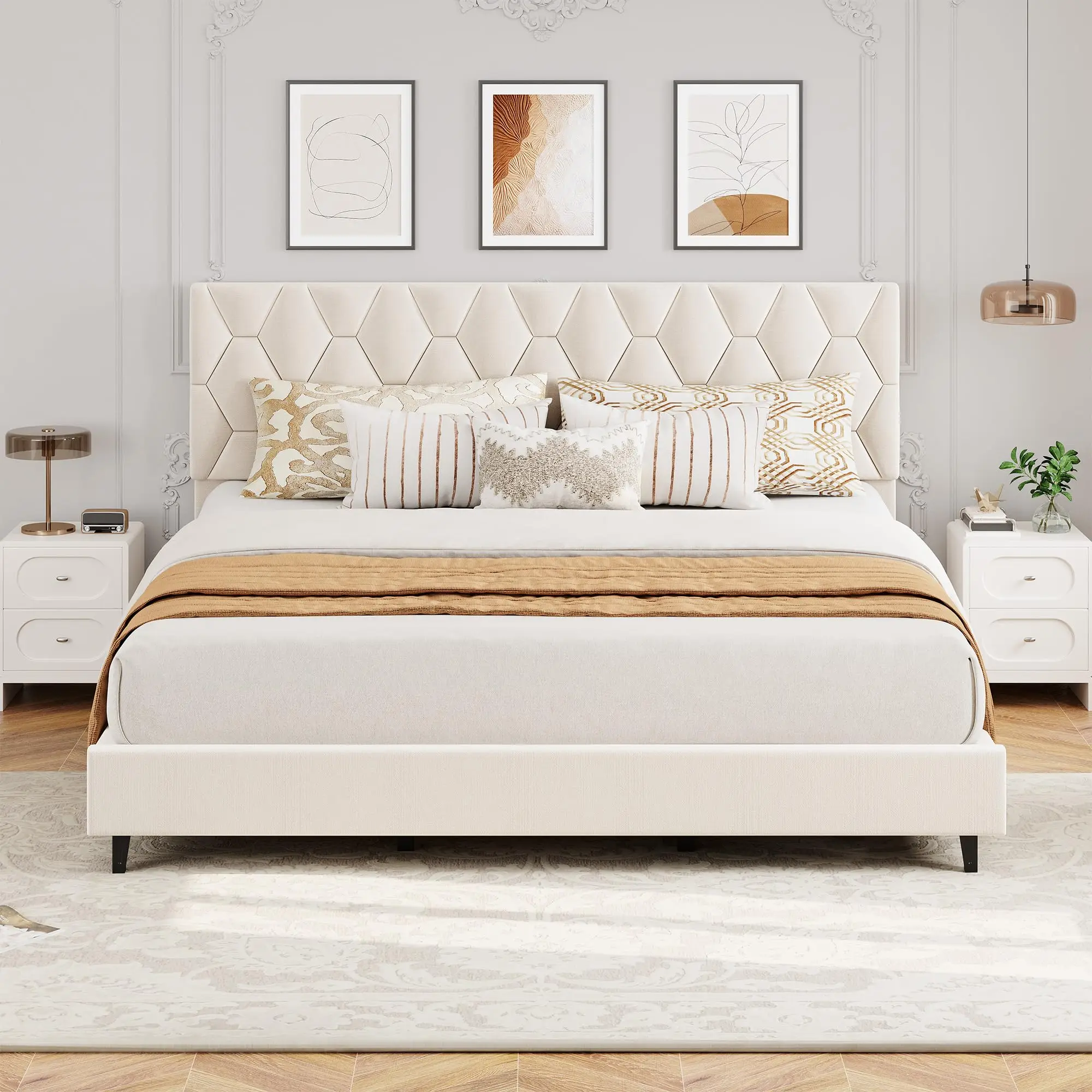 Thumbnail 4 - #7 Low Price Upholstered Headboards Deals