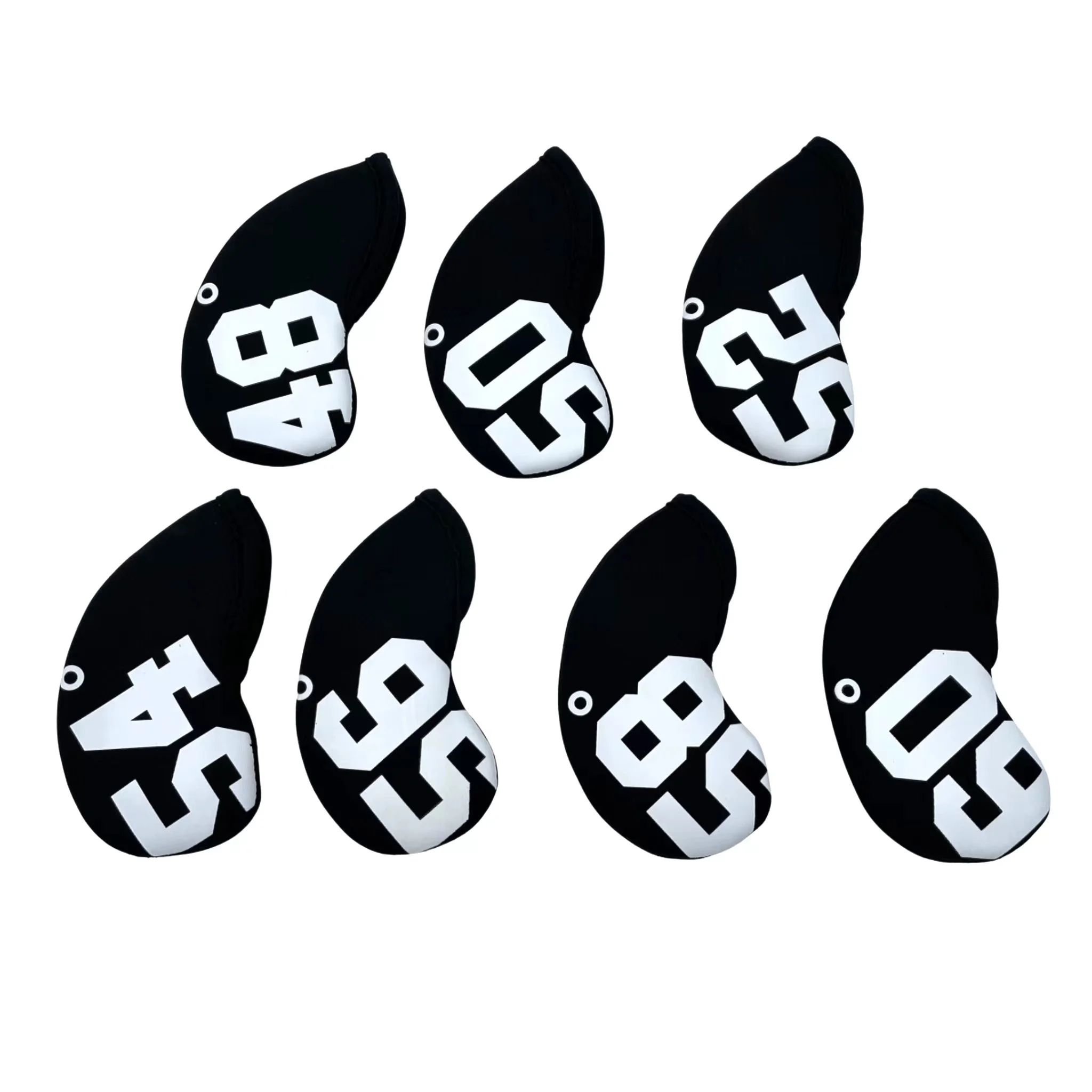 1PC Golf Club Head Cover Simple Sand Wedge 48 °-60 gradi Print Irons Covers Protector Golf Iron Head Headcover accessori da Golf