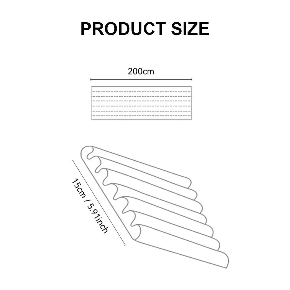 2m Desk Edge Guard Strip Safety Self Adhesive Wall Corner Protector Thickend Soft Anti Collision Cushion