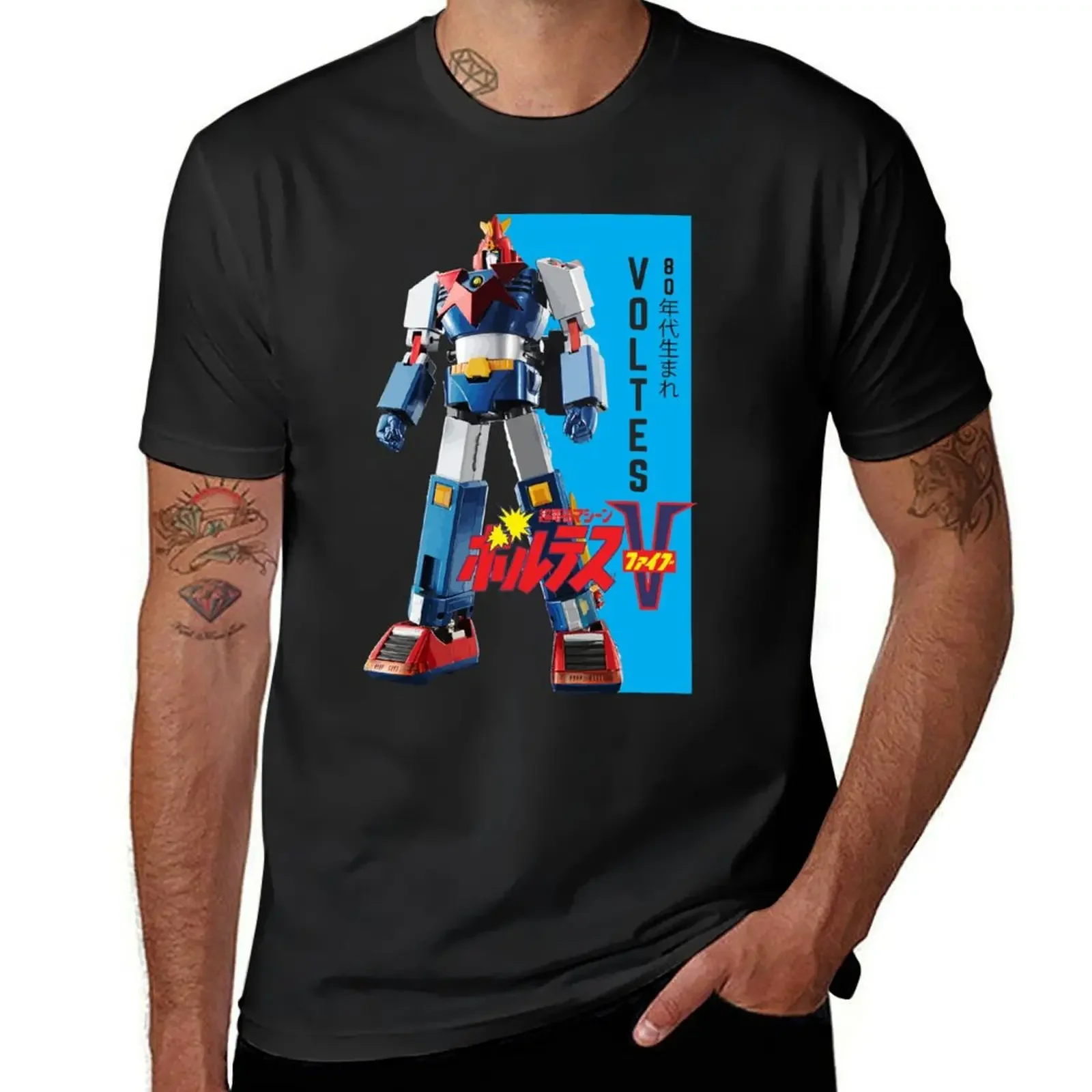 

Retro Voltes V T-Shirt funny costumes fashion shirts summer shirt sublime big and tall t shirts for men