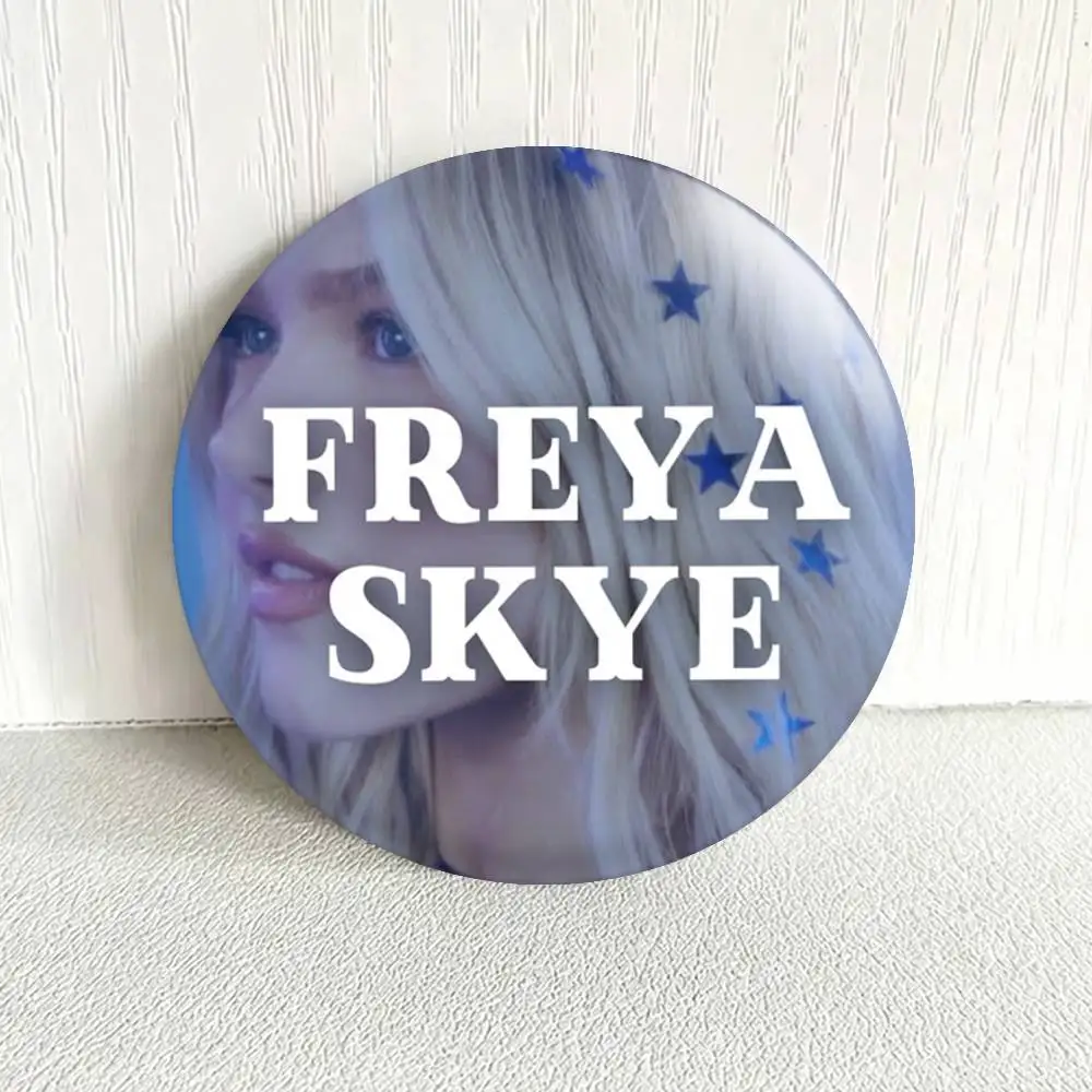 Ethereal F-Freya S-Skye Badges 25 32 44 58 75 mm Round Fans Collect Friends Gifts Brooch Souvenir