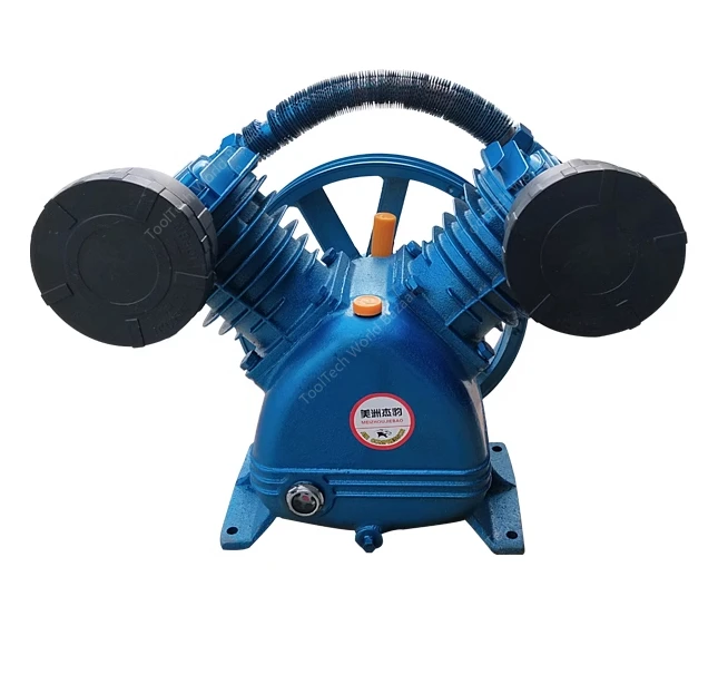 Industrial air compressor head 0.9 three-cylinder four-cylinder air compressor pump head 7.5KW air pump accessories