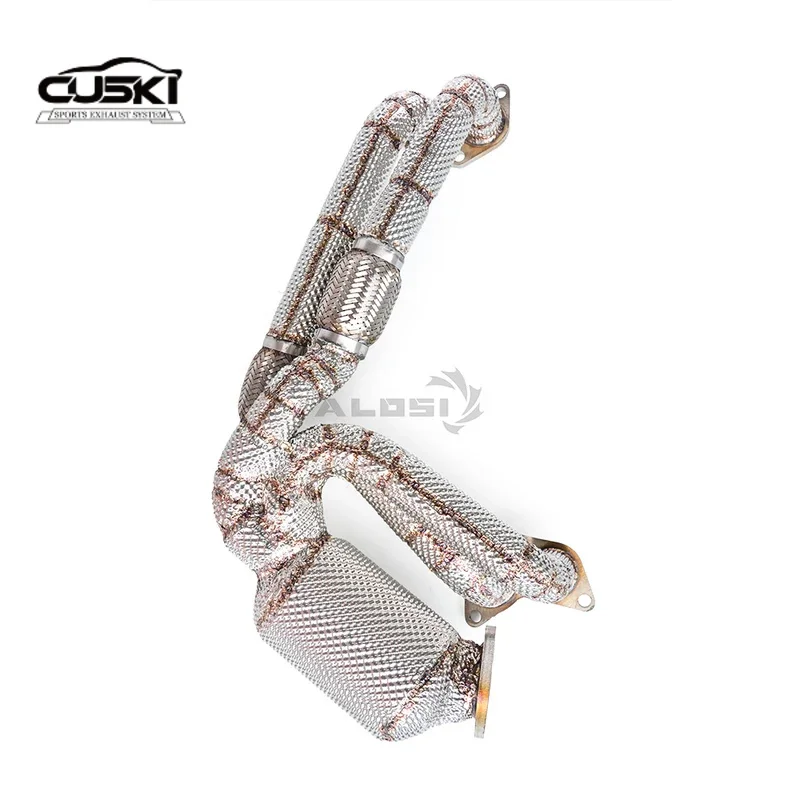 

Подходит для Toyota GT86/GR86/86 2.4 2020-2024, автомобильная модификация выхлопных газов, головка выхлопного коллектора двигателя из нержавеющей стали