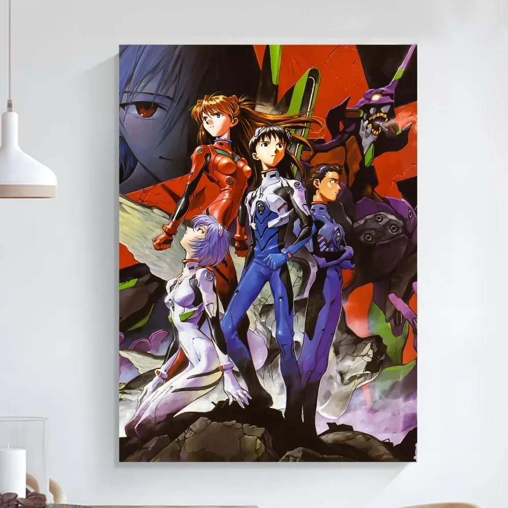 G-Genesis Poster Art Self-adhesive Art Small Poster HD Quality Wall Art Painting Study Wall Decoration N-NeonS E-Evangelion