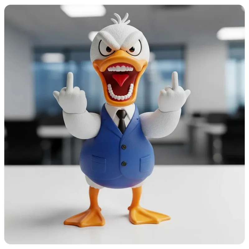 

Трансграничная новая статуя Angry Animals Gang, украшение для офиса, рабочего стола, игрушка, фигурка, коллекционные предметы, подарки ручной работы