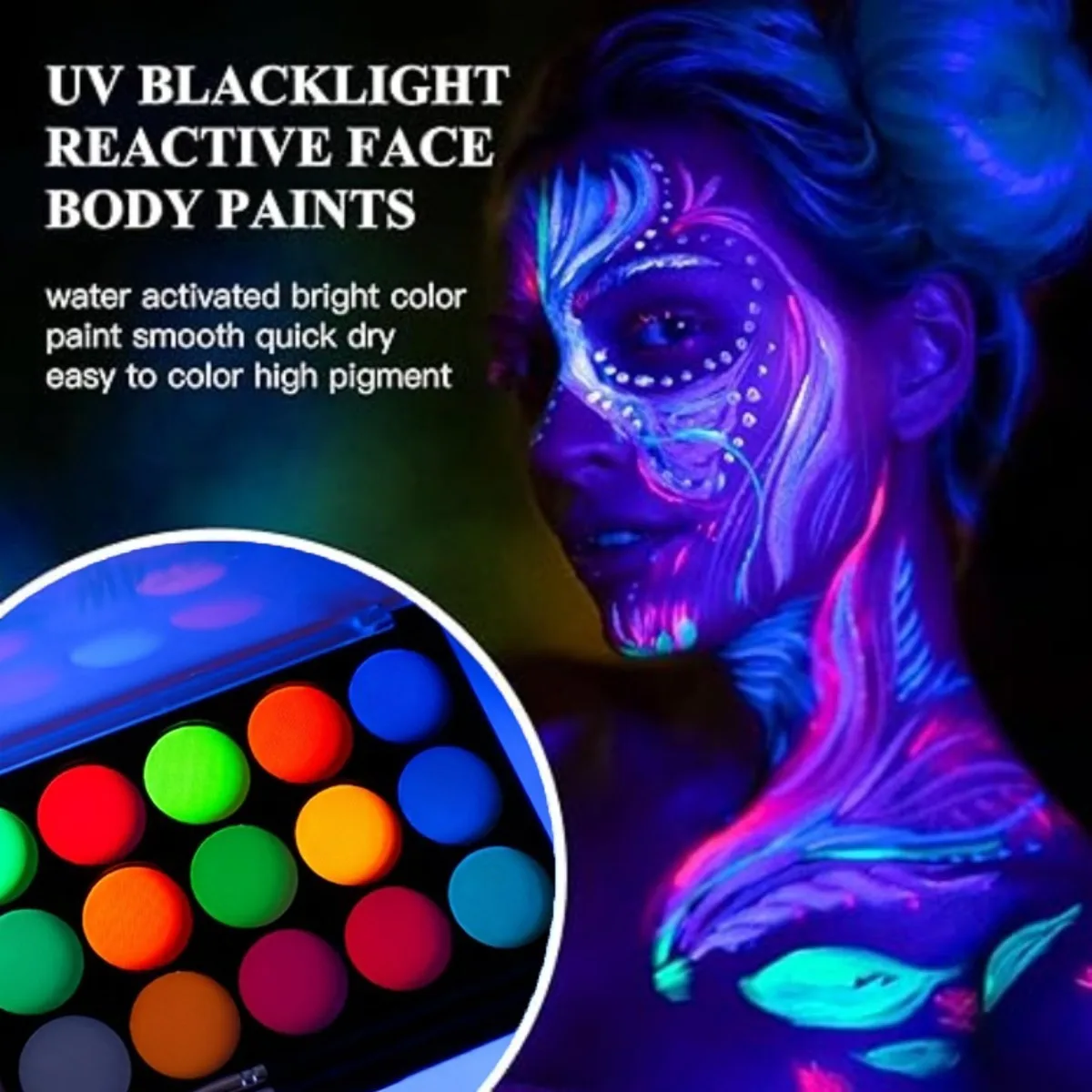 เปล่งประกายบนเวทีด้วยสีหน้า 15 สี: อาการที่เข้มข้น ละลายน้ําได้ และทําความสะอาดง่ายเพื่อลุคตัวละครอันน่าทึ่ง