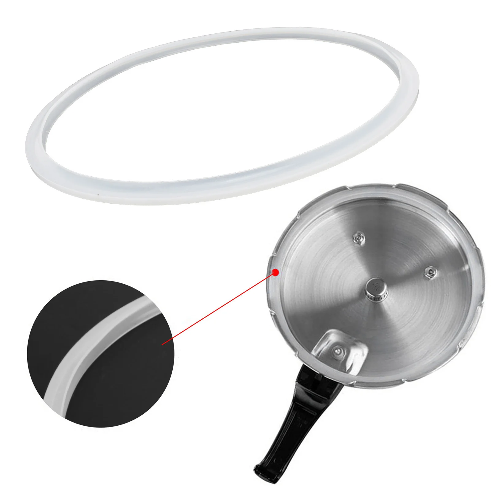 Pressure Cooker O  Pressure Cooker Sealing  Silicone O  Replacement Accessory Part for Pressure Cooker Sealing