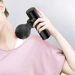 Mini Powerful Massage Gun Pocket Size Electric Massager Muscle Body Relaxation Neck Back Relax Pistol Pain Relief Instrument
