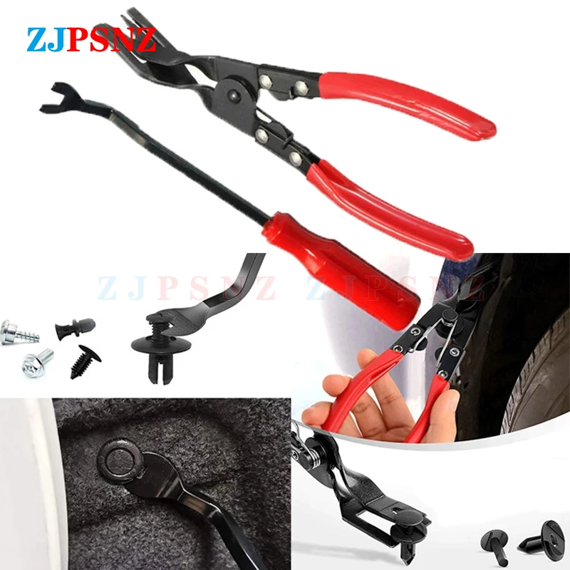 Car Headlight Repair Tool Auto Installation Trim Clip Removal Plier Van Door Panel Fascia Dash Upholstery Remover Tool Universal