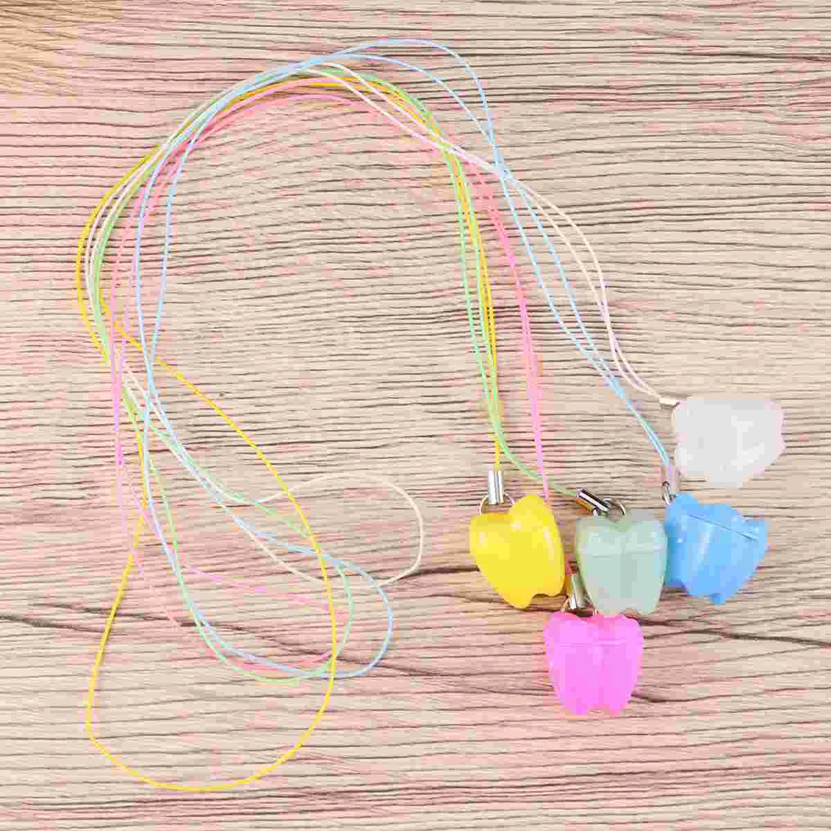 5 PCS Preservation Box Necklace Baby Teeth Storage Child Keepsake Boxes for Kids 180X180X170CM