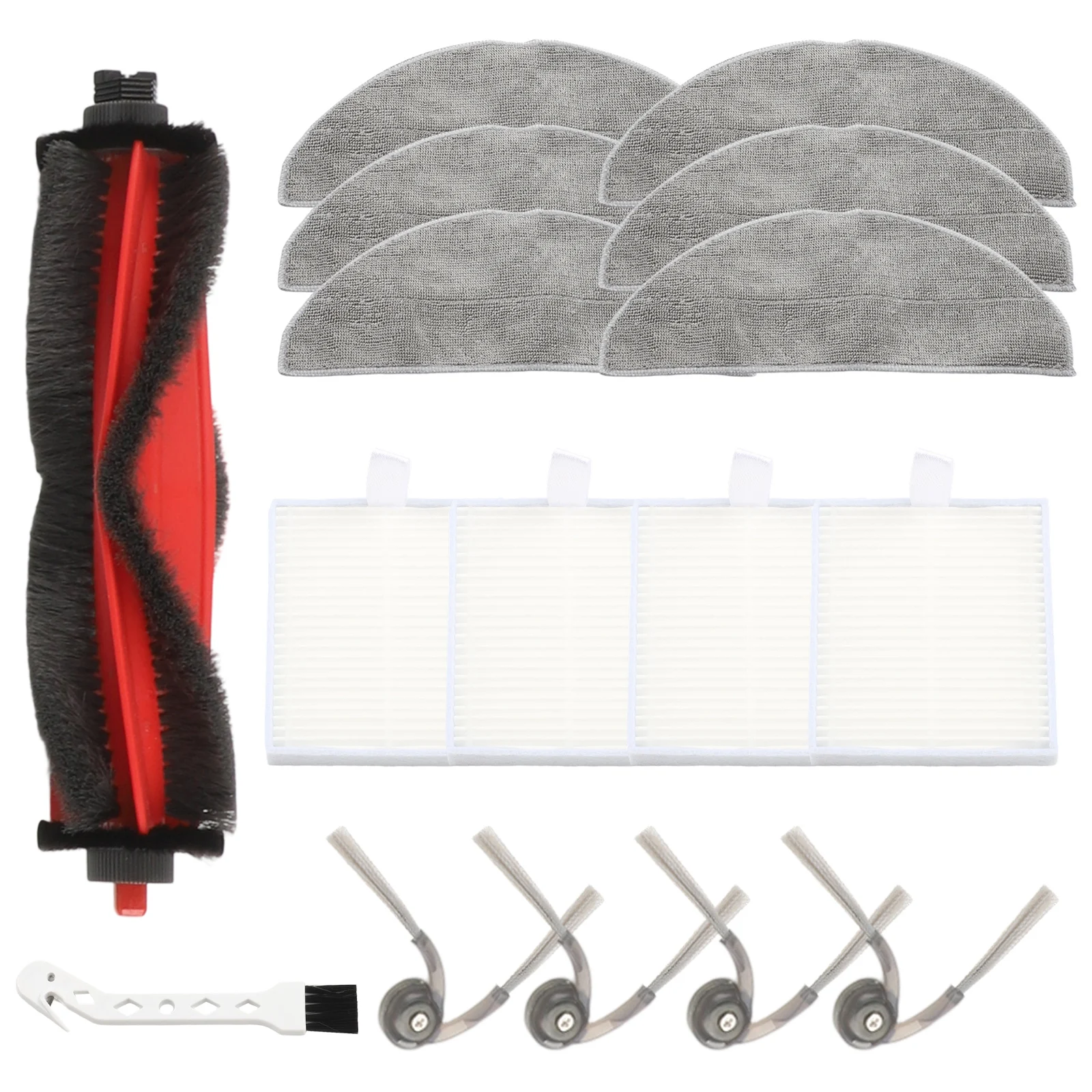 

For Roborock For Q7 M5 Replacement Parts Kit with Main Brush Side Brushes Filters and Mop Cloth for Efficient Cleaning
