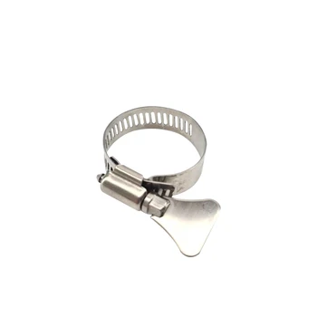 케글랜드 스테인리스 스틸 버터플라이 호스 클램프, 고정 튜브, 21-38mm 