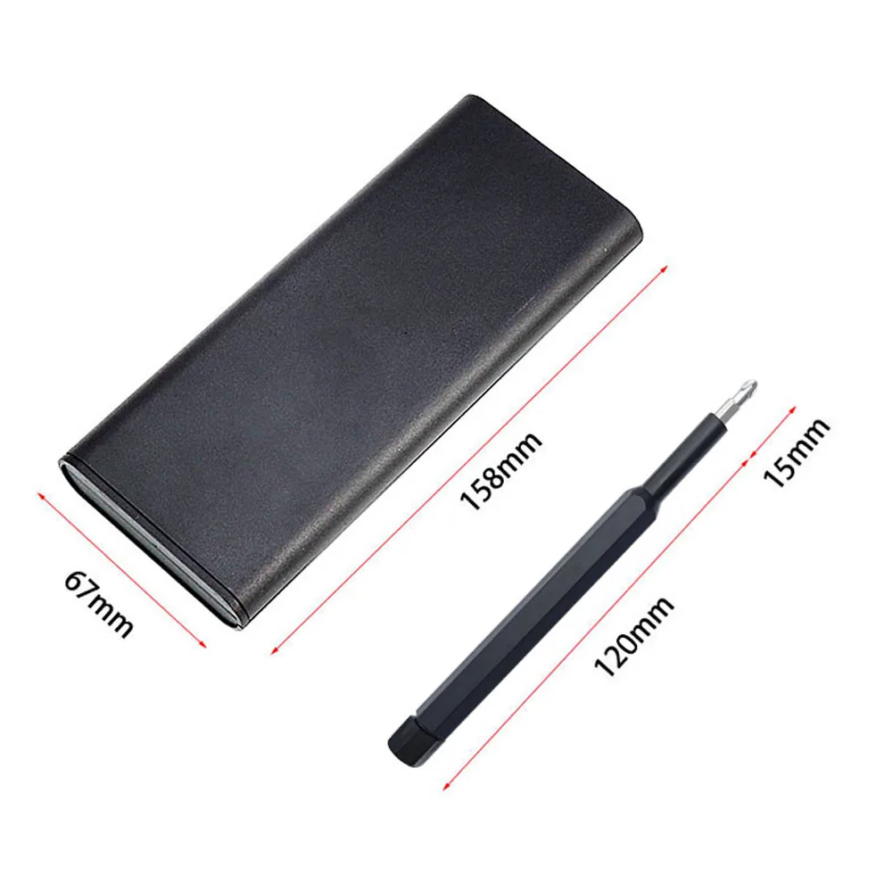 Precision Screwdriver Set 25 in 1 Screw Driver Set Hexagonal Flat Head Magnetic Bits for iPhone PC Watch Camera Glasses Plastic