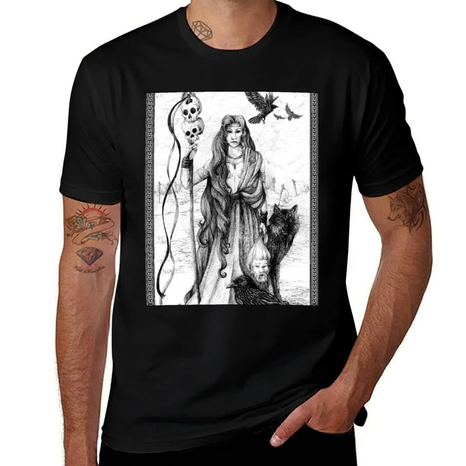 Morrigan T-Shirt korean fashion oversizeds shirts graphic tee mens clothes