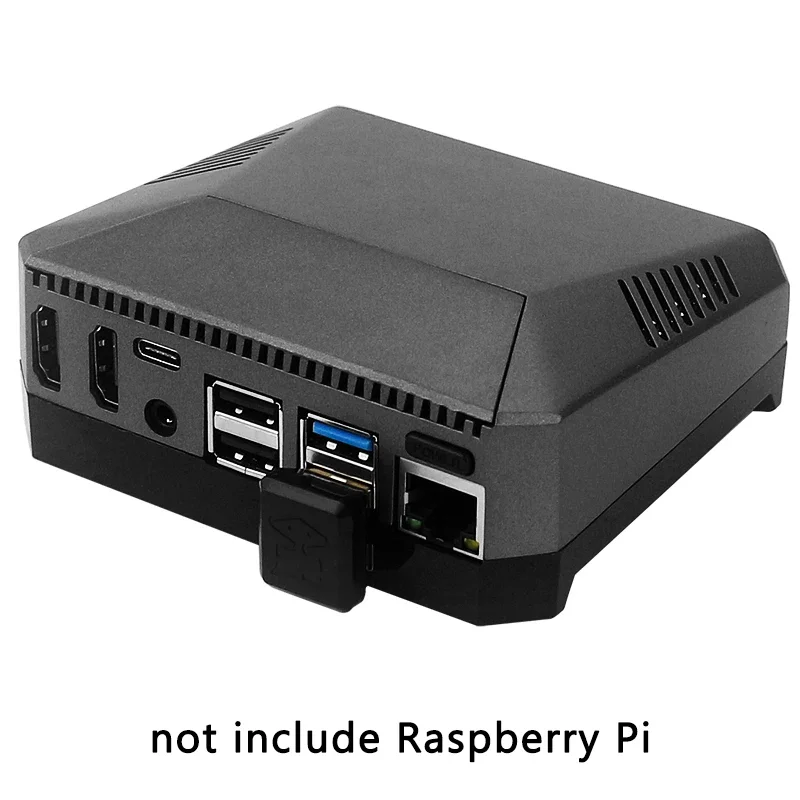 Argon ONE-Boîtier pour Raspberry Pi 4 modèle B M.2 SATA SSD vers USB 3.0, support de carte UASP, ventilateur intégré, boîtier en aluminium pour RPI 4