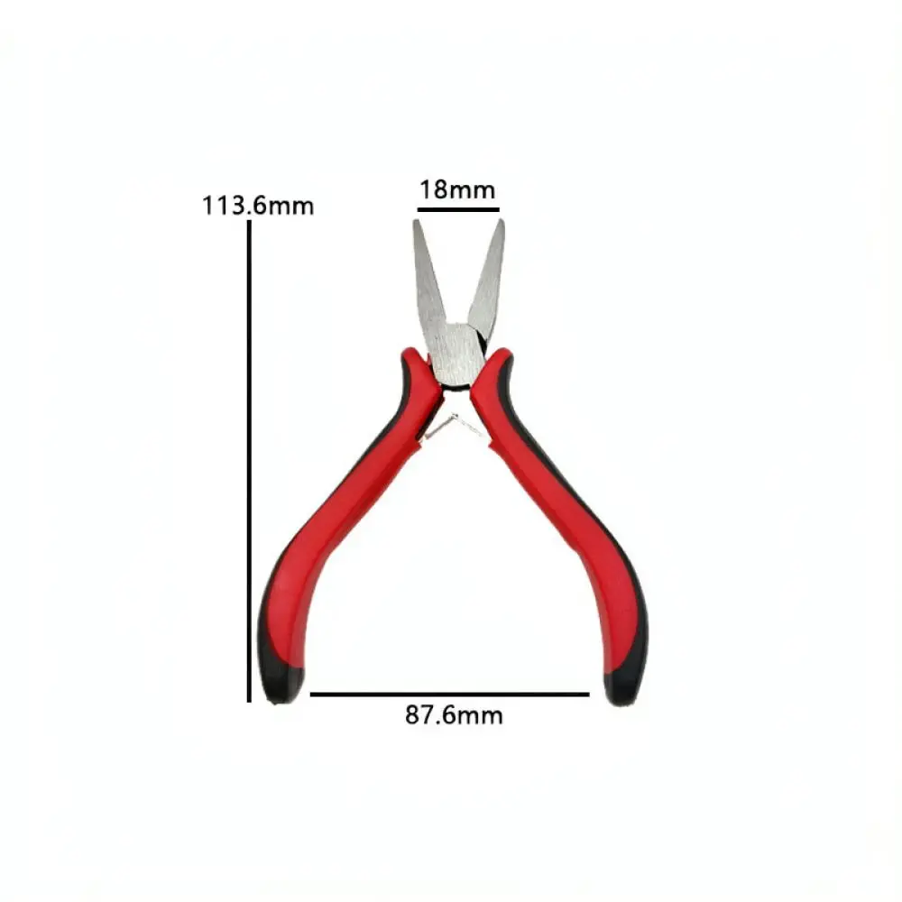 Portable Mini Crafting Pliers For For Dongxiqiang Jewelry Making Carbon Steel Wire Cutting Shaping Round Needle Flat Nose Plier