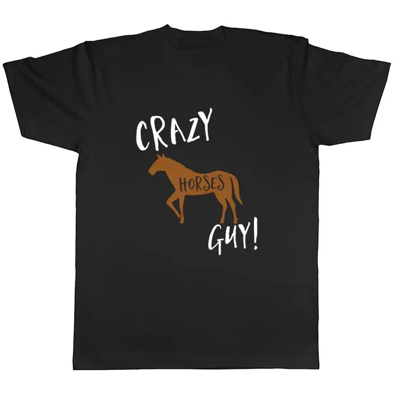 

Crazy Horse Guy Mens Unisex T-Shirt Tee