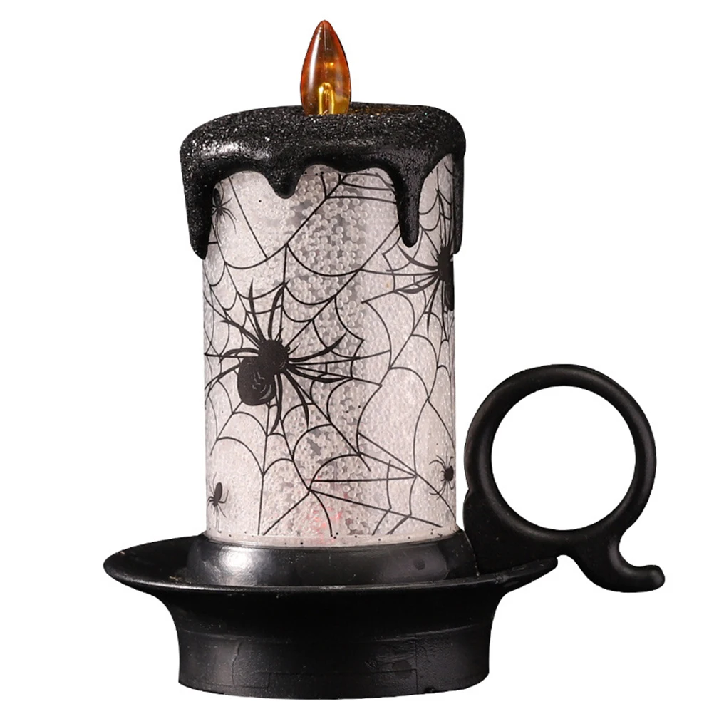 

2 Pcs LED Luminous Jack-o-lantern Halloween Nightlight Small Pumpkin Lamp Decor Party Lights Table Garden Atmosphere LED