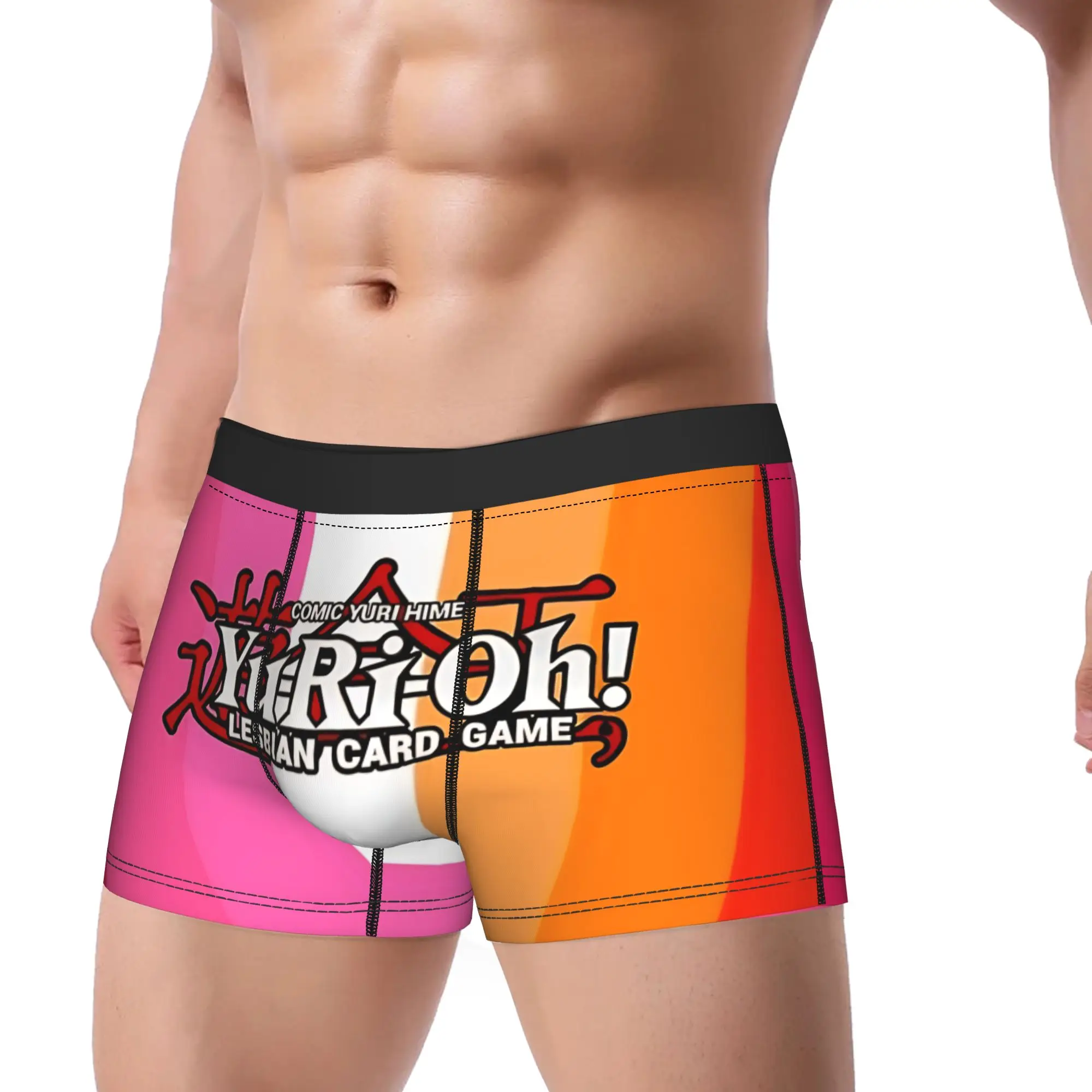 Flag edition  Yu-Gi-Oh Underpants Homme Panties Men's Underwear Ventilate Shorts Boxer Briefs