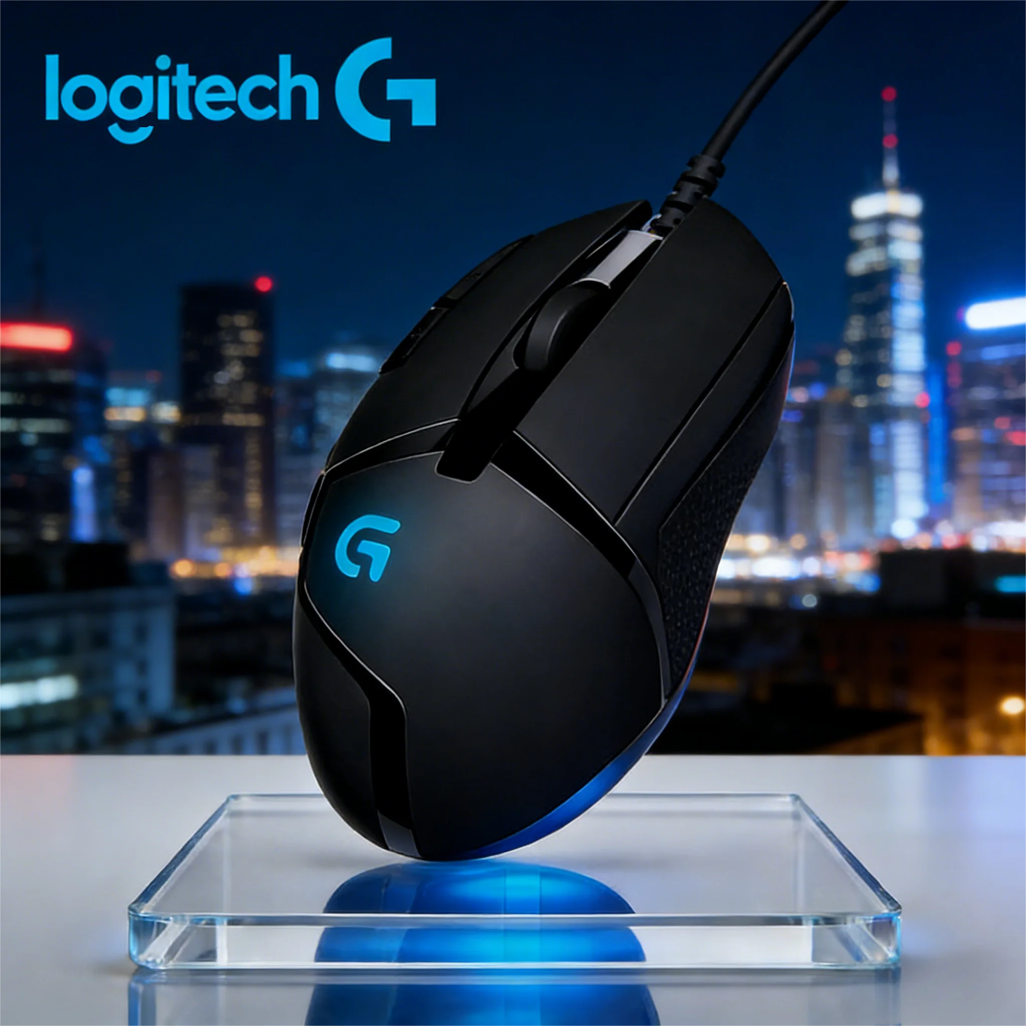 

Logitech G402 Hyperion Fury | Reliable Wired Connection, Zero Input Lag