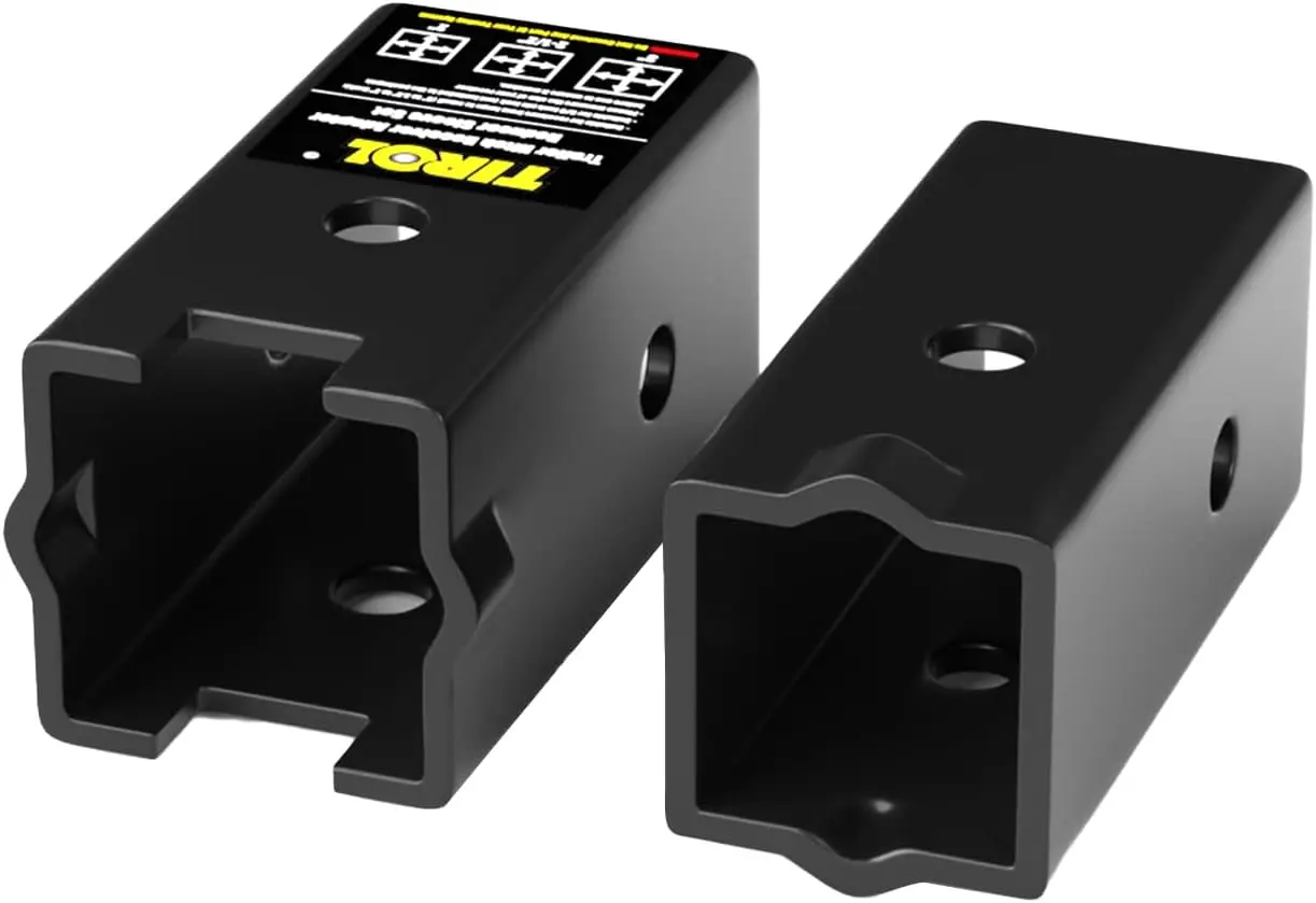 

2' Trailer Hitch Adapter Set: 3' to 2.5' & 2.5' to 2', for RVs, Trucks, Bike & Cargo Racks