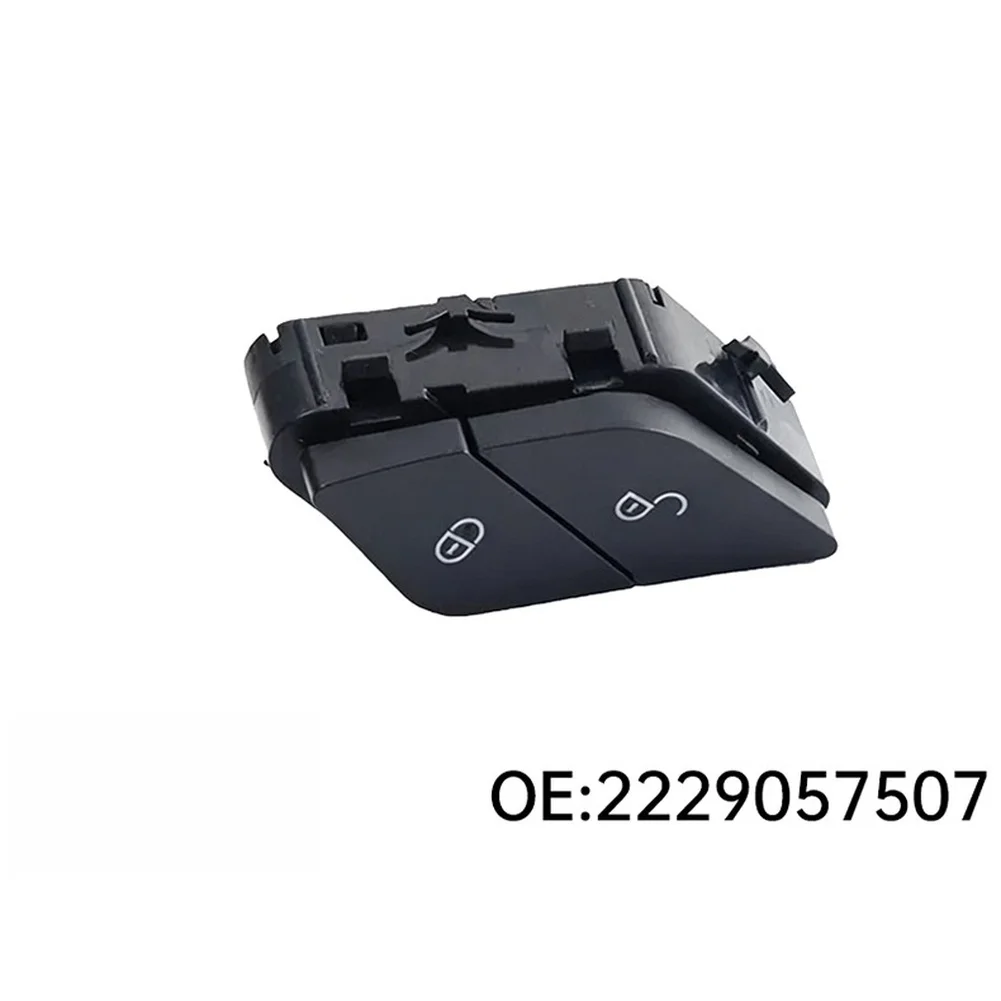 For Daily Vehicle Use Door Lock Switch Car Door Actuator Black High-grade PC Material ABS Plastic Construction