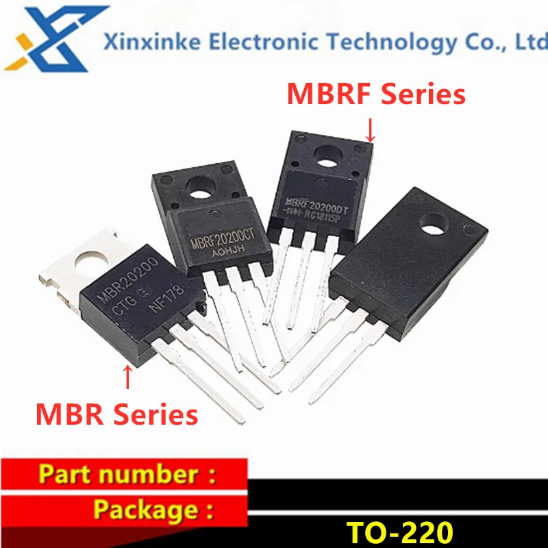 10Pcs Mbrf10100Ct M…