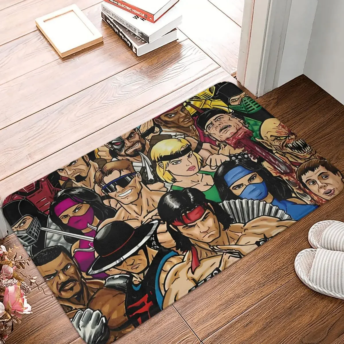 Mortal Kombat Anti-Slip Rug Doormat Bath Mat Characters Floor Carpet Home Decor