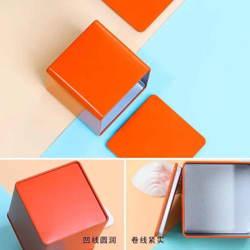 Creative Mini Tea Storage Containers Tea Tins Universal Portable Metal Tea Storage Box Empty Packaging Box