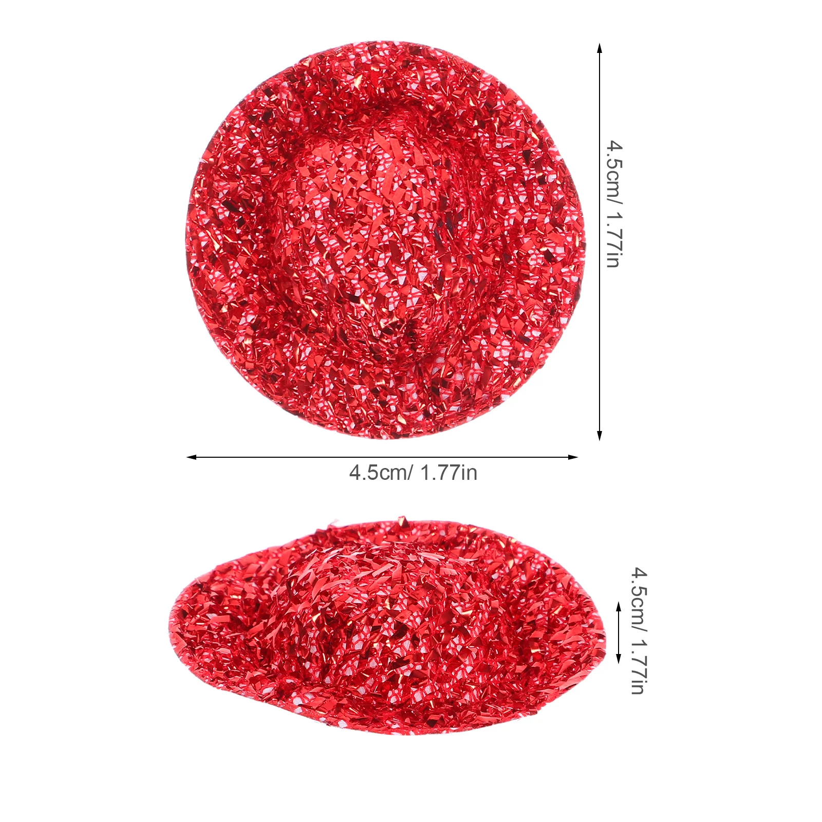 20 قطعة قبعات بطة صفراء مصغرة أغطية رأس صيفية صغيرة للحرف اليدوية إكسسوارات كاواي لطيفة للأنشطة الخارجية للأطفال #2