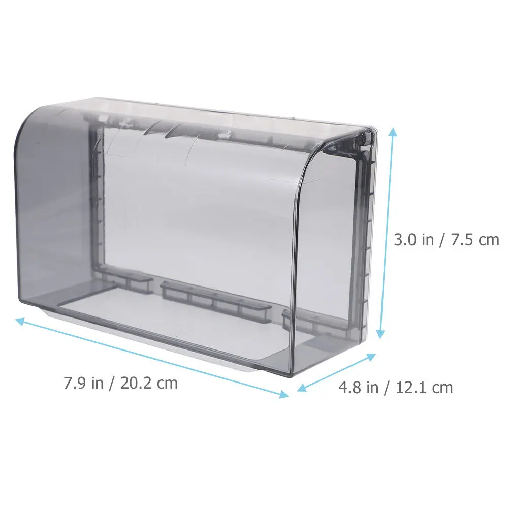2Pcs Waterproof Socket Box Splash-Proof Outlet Cover Reusable Protective Case for Indoor Outdoor Electrical Switches