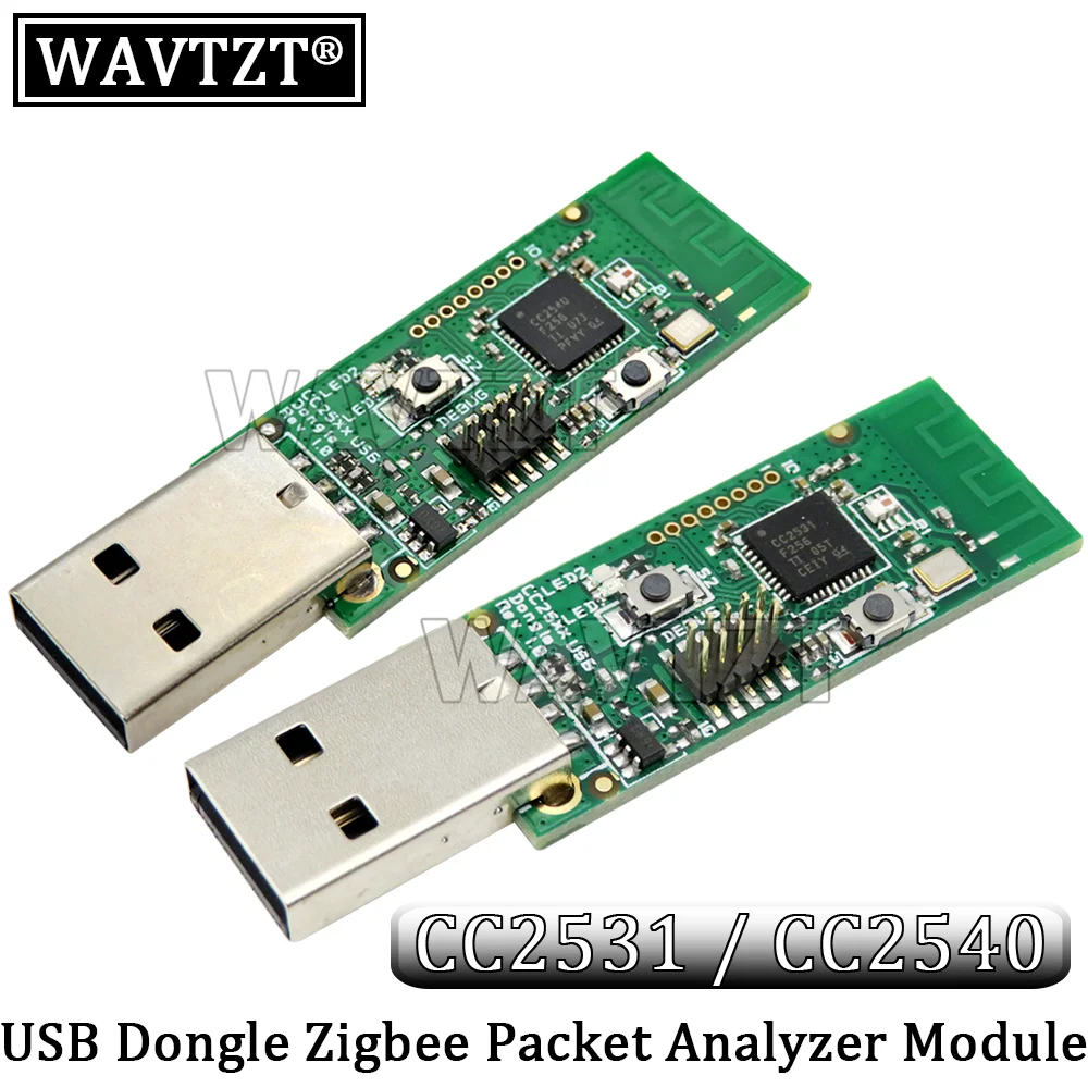 Wireless Zigbee CC2540 CC2531 Sniffer Bare Board Packet Protocol Analyzer Module USB Interface Dongle Capture Packet Module