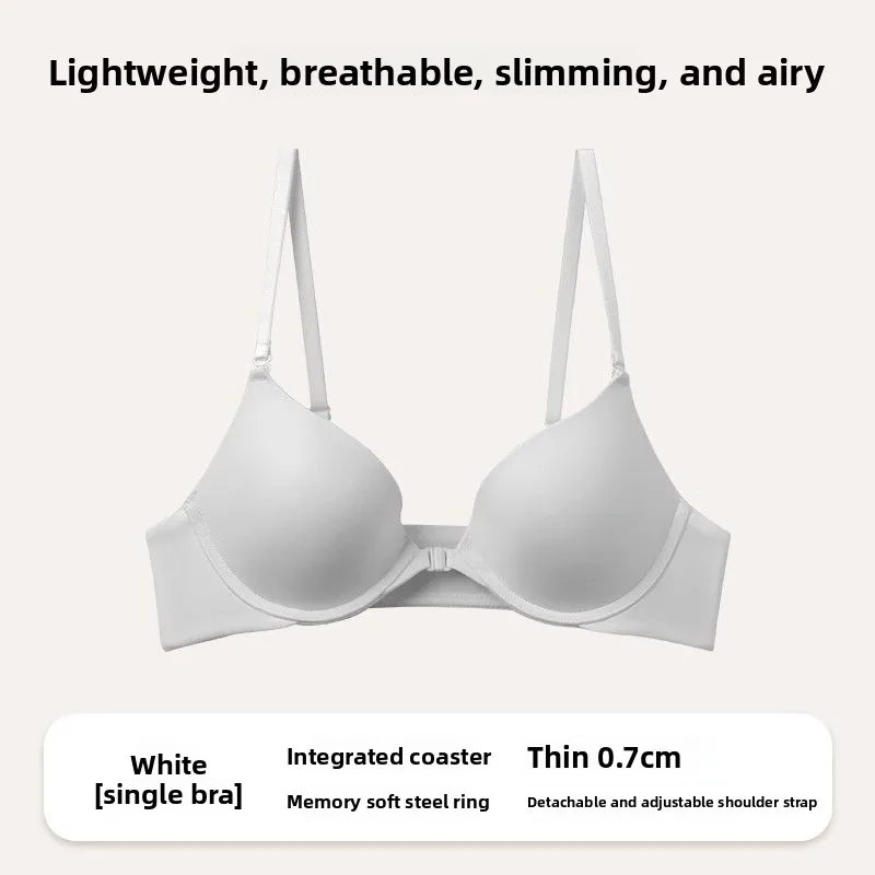 Anti-sagging Front-closure Maternity Nursing Bra Seamless Women's Brassiere Lingerie Lady Underwire Thin Lift Push-up Girl's Bra