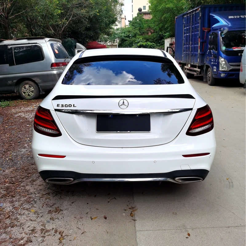 Dla Mercedes Benz 2016-2023 W213 Spoiler dachowy ABS Spoiler dekoracja skrzydła samochodu tylny bagażnik spojler dla Mercedes